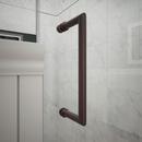 DreamLine Oil Rubbed Bronze 46-1/2 in. Frameless Hinged Shower Door with Clear Tempered Glass 