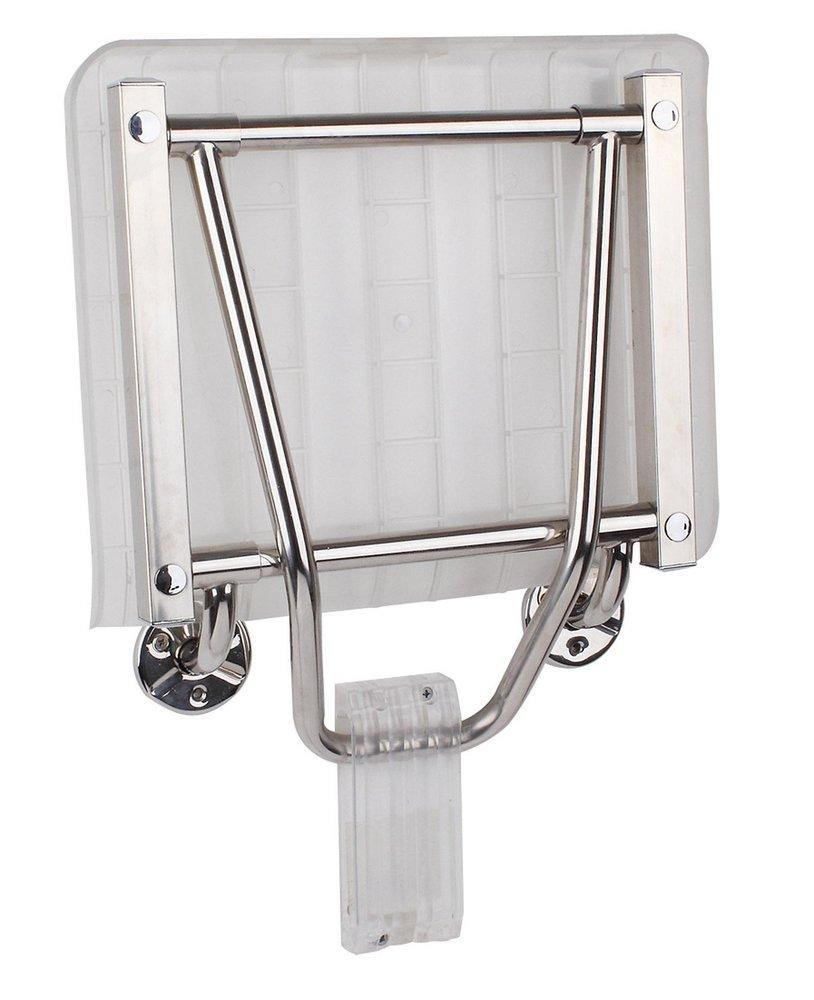 DreamLine Chrome Plastic Folding Shower Seat 