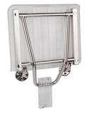 DreamLine Chrome Plastic Folding Shower Seat 