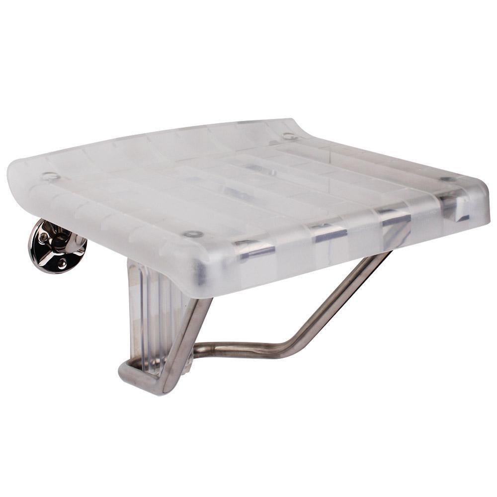 DreamLine Chrome Plastic Folding Shower Seat 