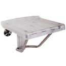 Plastic Folding Shower Seat in Clear Plastic