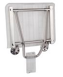 DreamLine Chrome Plastic Folding Shower Seat 