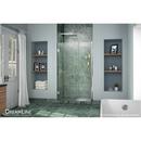 DreamLine Chrome 41 in. Frameless Hinged Shower Door with Tempered Glass 