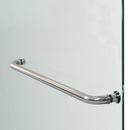 DreamLine Brushed Nickel 45 in. Frameless Hinged Shower Door with Clear Tempered Glass 
