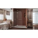 DreamLine Brushed Nickel 45 in. Frameless Hinged Shower Door with Clear Tempered Glass 