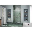 DreamLine Oil Rubbed Bronze 41 in. Frameless Hinged Shower Door with Tempered Glass 