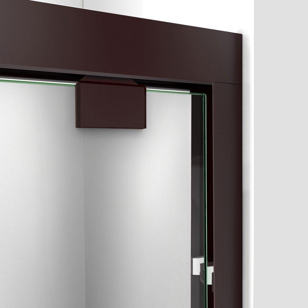 DreamLine Oil Rubbed Bronze 60 in. Frameless Bypass Sliding Shower Door with Clear Glass 