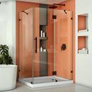 46-5/16 in. Frameless Hinged Shower Enclosure with Tempered Glass in Oil Rubbed Bronze