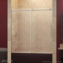 DreamLine Brushed Stainless Steel 62 in. Frameless Sliding Shower Door 