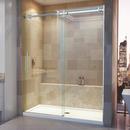 DreamLine Brushed Stainless Steel 60 in. Frameless Sliding Shower Door with Clear Tempered Glass 