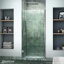 DreamLine Chrome 34 in. Frameless Hinged Shower Door with Clear Glass 