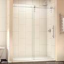 DreamLine Polished Stainless Steel 60 in. Frameless Sliding Shower Door with Clear Tempered Glass 
