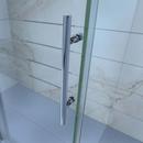 DreamLine Brushed Stainless Steel 60 in. Frameless Sliding Shower Door with Clear Tempered Glass 