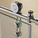 DreamLine Brushed Stainless Steel 60 in. Frameless Sliding Shower Door with Clear Tempered Glass 