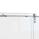 DreamLine Brushed Stainless Steel 60 in. Frameless Sliding Shower Door with Clear Tempered Glass 