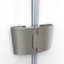 DreamLine Brushed Nickel 48 in. Frameless Hinged Tub and Shower Door with Clear Tempered Glass 