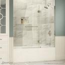 DreamLine Chrome 48 in. Frameless Hinged Tub and Shower Door with Clear Tempered Glass 
