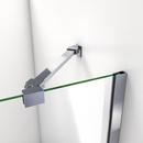 DreamLine Chrome 48 in. Frameless Hinged Tub and Shower Door with Clear Tempered Glass 
