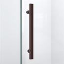 DreamLine Oil Rubbed Bronze 36-5/16 in. Frameless Hinged Shower Enclosure with Tempered Glass 