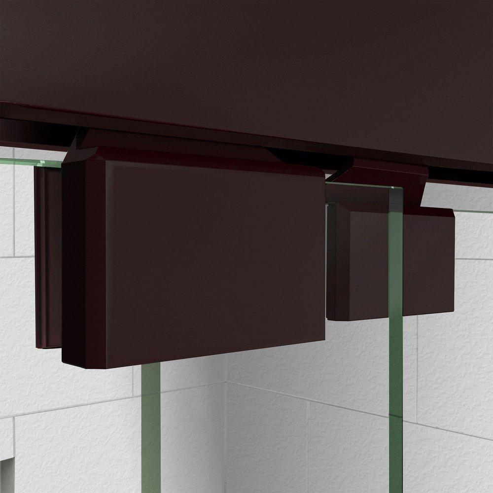 DreamLine Oil Rubbed Bronze 60 in. Frameless Bypass Sliding Tub and Shower Door with Clear Glass 