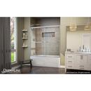 DreamLine Brushed Nickel 60 in. Frameless Bypass Sliding Tub and Shower Door with Clear Glass 