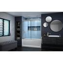 DreamLine Brushed Nickel 60 in. Frameless Bypass Sliding Tub and Shower Door with Clear Glass 