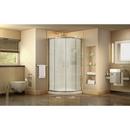 DreamLine Chrome 31-3/8 in. Frameless Sliding Shower Enclosure with Frosted Glass 