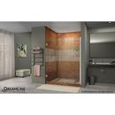 DreamLine Chrome 58 in. Frameless Hinged Shower Door with Tempered Glass 