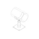 Standon Pipe Supports Galvanized Zinc Plated Adjustable Pipe Saddle Support 