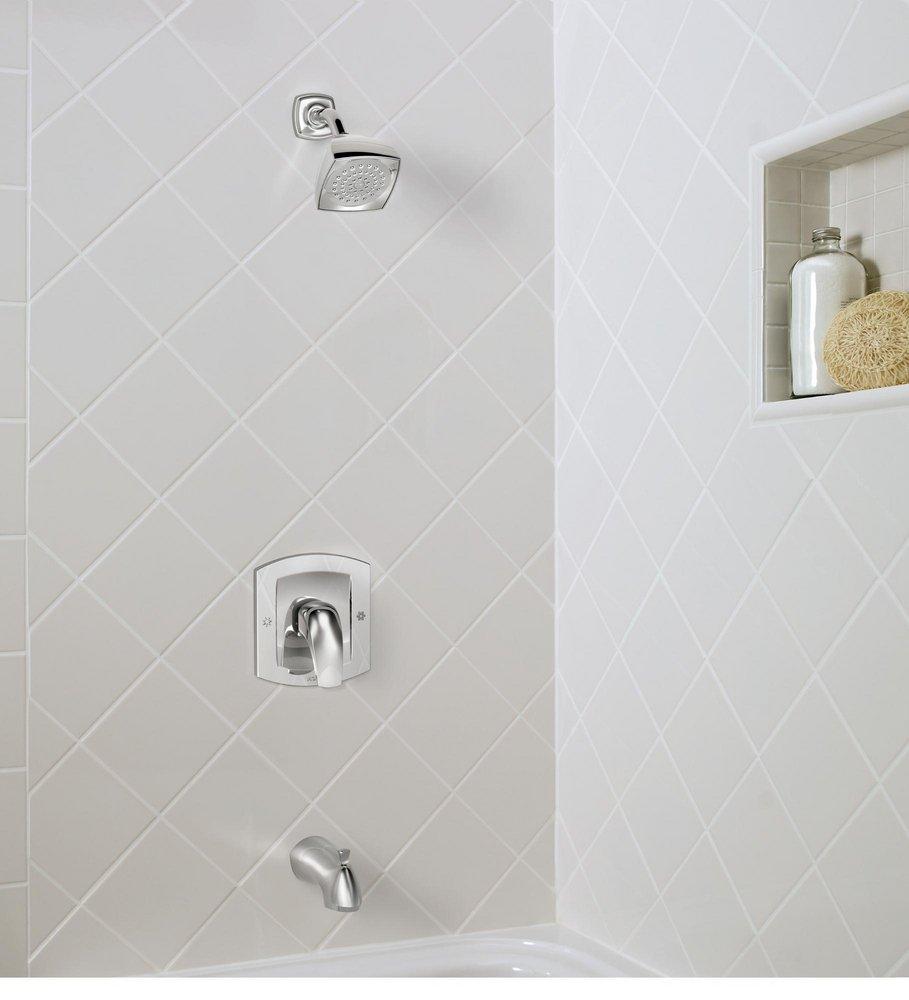 Moen Chrome 1.5 gpm Tub and Shower Faucet with Single Lever Handle 