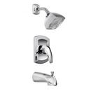 1.5 gpm Tub and Shower Faucet with Single Lever Handle in Polished Chrome and Chrome Plated