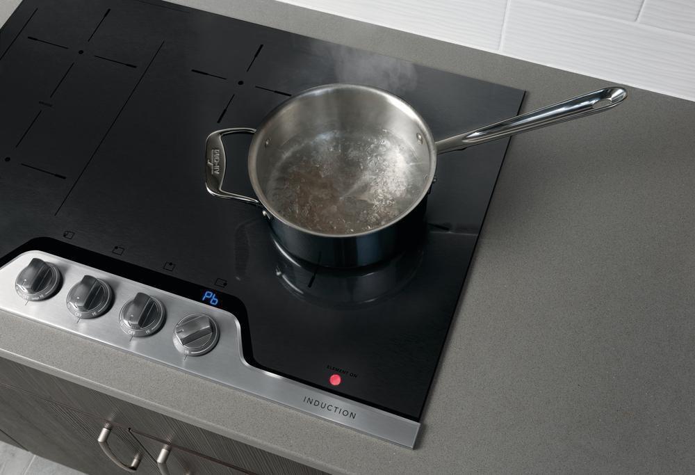 Frigidaire Stainless 30 in. Built-in Induction Gas Cooktop 