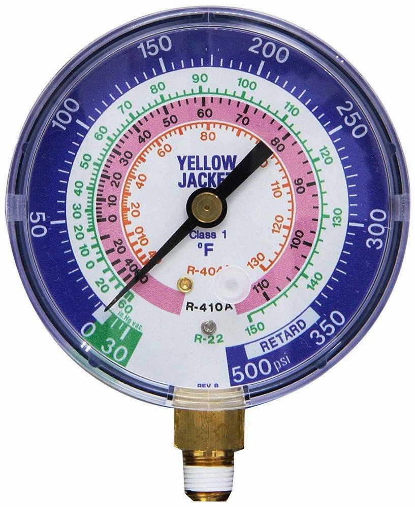 YELLOW JACKET&reg; Blue Compound Gauge 