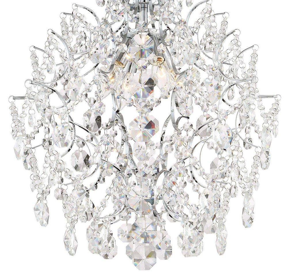 Minka Lavery Chrome 60W 4-Light Candelabra E-12 Base Incandescent Mini Chandelier 