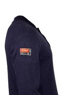 National Safety Apparel&reg; Navy FR LONG SLV HENLEY NABL HRC2 4X 