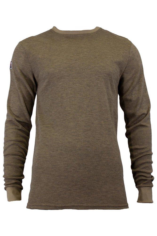 National Safety Apparel&reg; Navy FR LONG SLV TSHIRT NABL HRC2 XL 