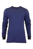 National Safety Apparel&reg; Navy FR LONG SLV TSHIRT NABL HRC2 SM 