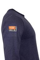 National Safety Apparel&reg; Navy FR LONG SLV TSHIRT NABL HRC2 MD 