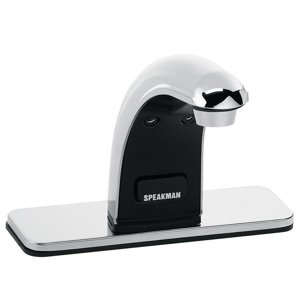 Speakman Polished Chrome Deck Mount Bathroom Sink Faucet (Handles Sold Separately) 