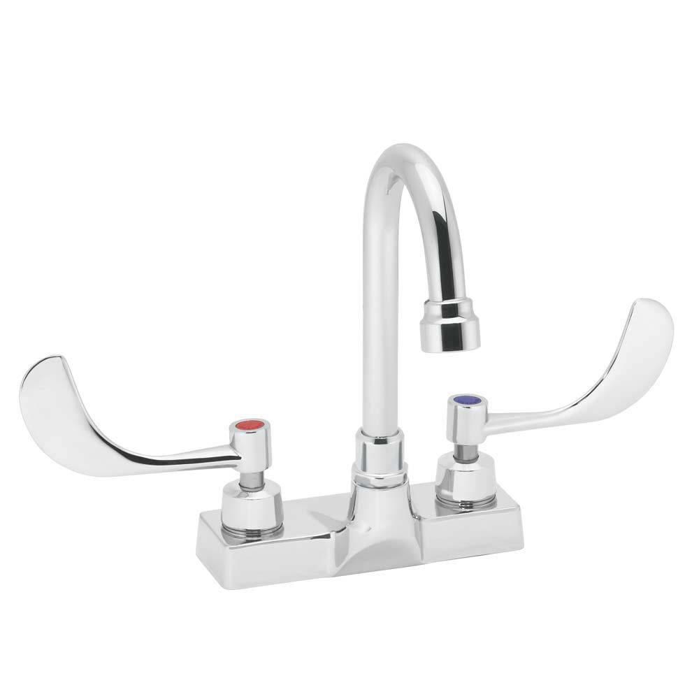 Speakman Polished Chrome Two Handle Centerset Bathroom Sink Faucet 