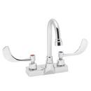 Two Handle Centerset Bathroom Sink Faucet in Polished Chrome