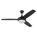 Craftmade Gloss Black 54.01W 3-Blade Ceiling Fan with 52 in. Blade Span 