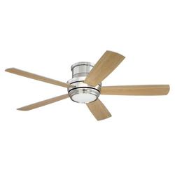 72W 5-Blade Ceiling Fan with 52 in. Blade Span in Brushed Polished Nickel