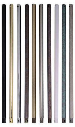 36 in. Ceiling Fan Downrod in Espresso