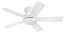 72W 5-Blade Ceiling Fan with 44 in. Blade Span in White