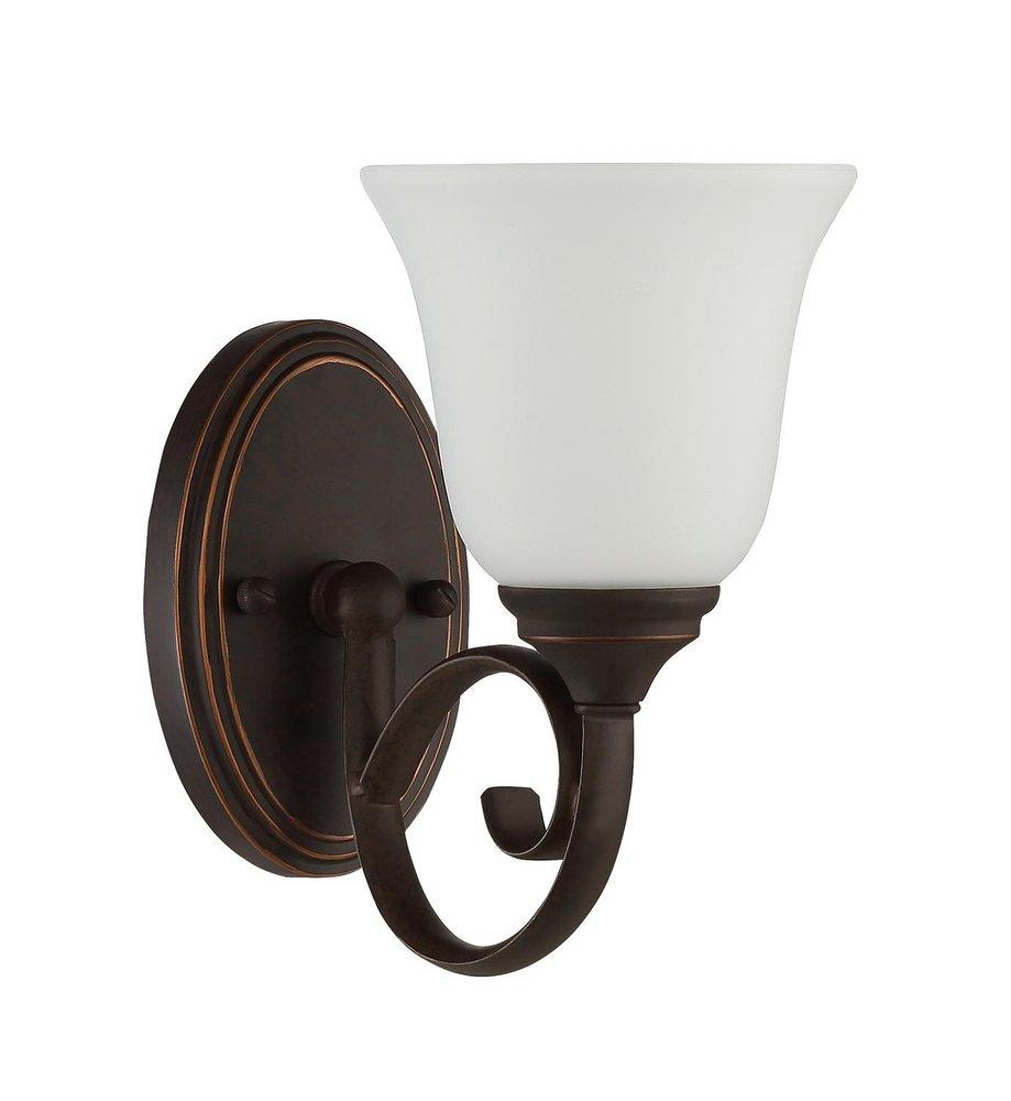 Craftmade Mocha Bronze 100W 1-Light Medium E-26 Base Incandescent Wall Sconce 
