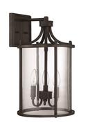 60W Wall Mount Large Outdoor Wall Sconce in Aged Bronze Brushed