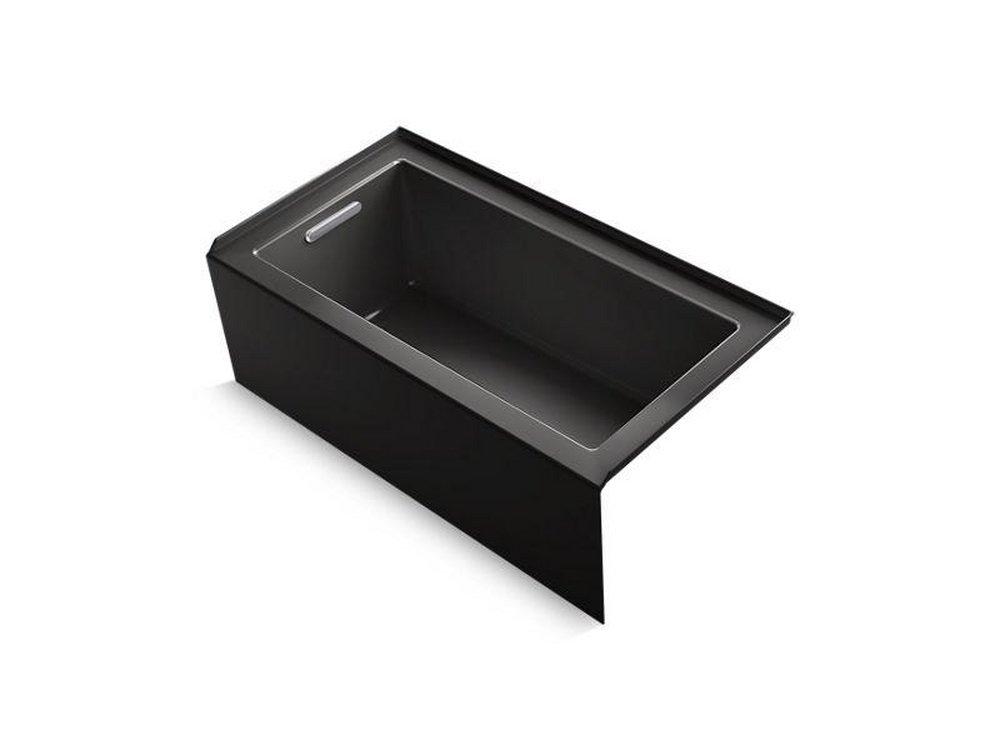 KOHLER Black Black&trade; UNDERSCORE 60X32 IA BATH LH 