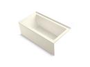 KOHLER Biscuit 60 x 32 in. Soaker Alcove Bathtub with Right Drain 