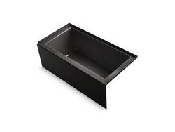 60 in. x 30 in. Soaker Alcove Bathtub with Right Drain in Black Black™